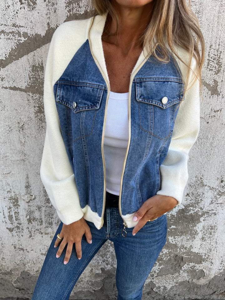 Effie - Moderne Denimjack Met Stijl