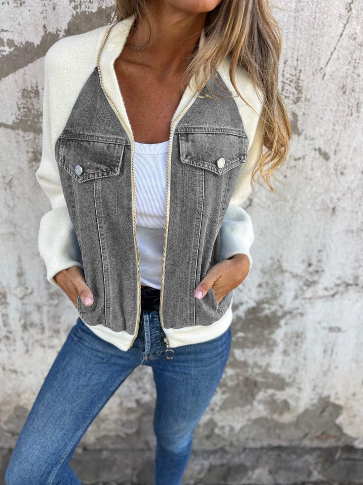 Effie - Moderne Denimjack Met Stijl