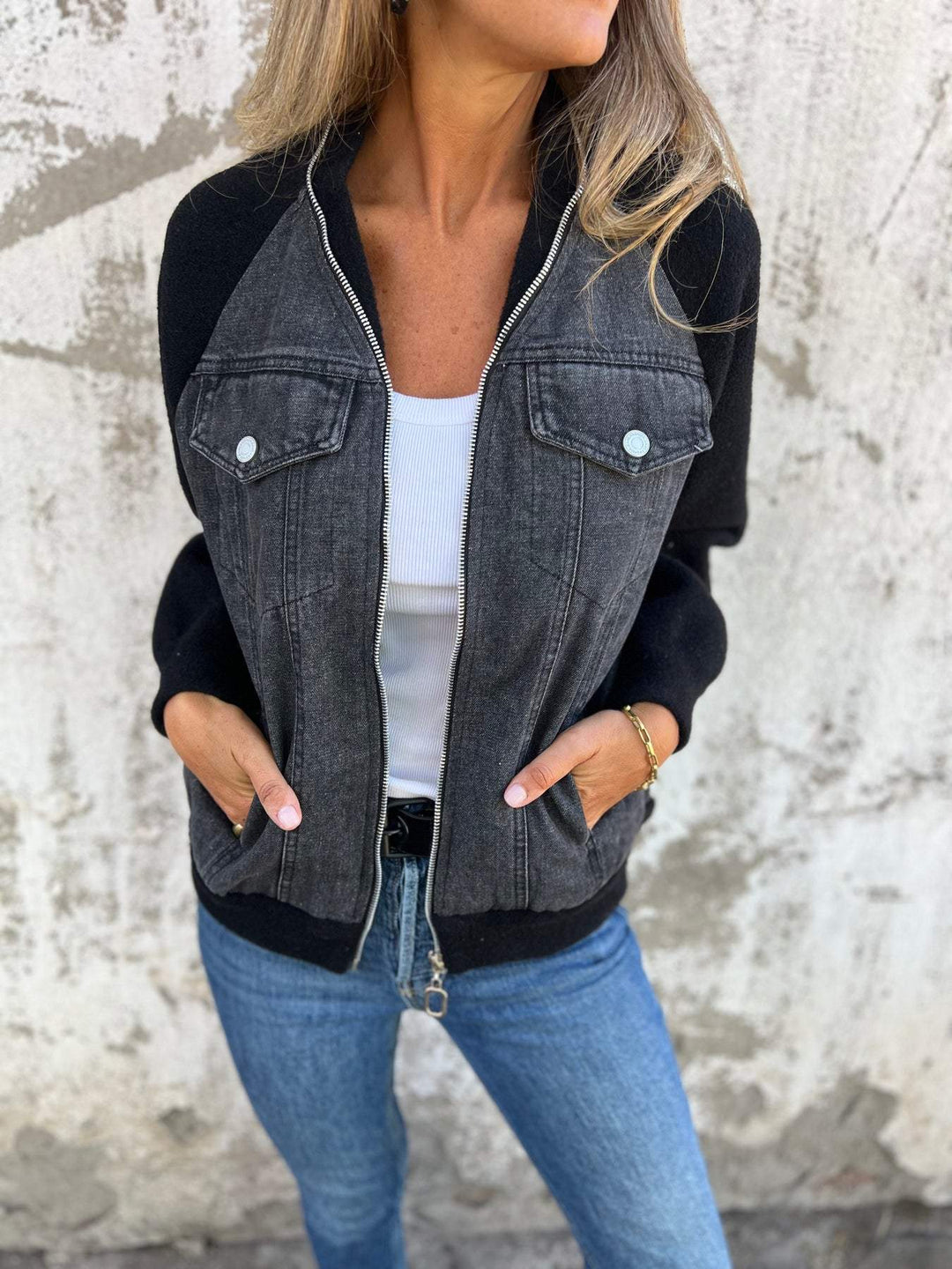 Effie - Moderne Denimjack Met Stijl